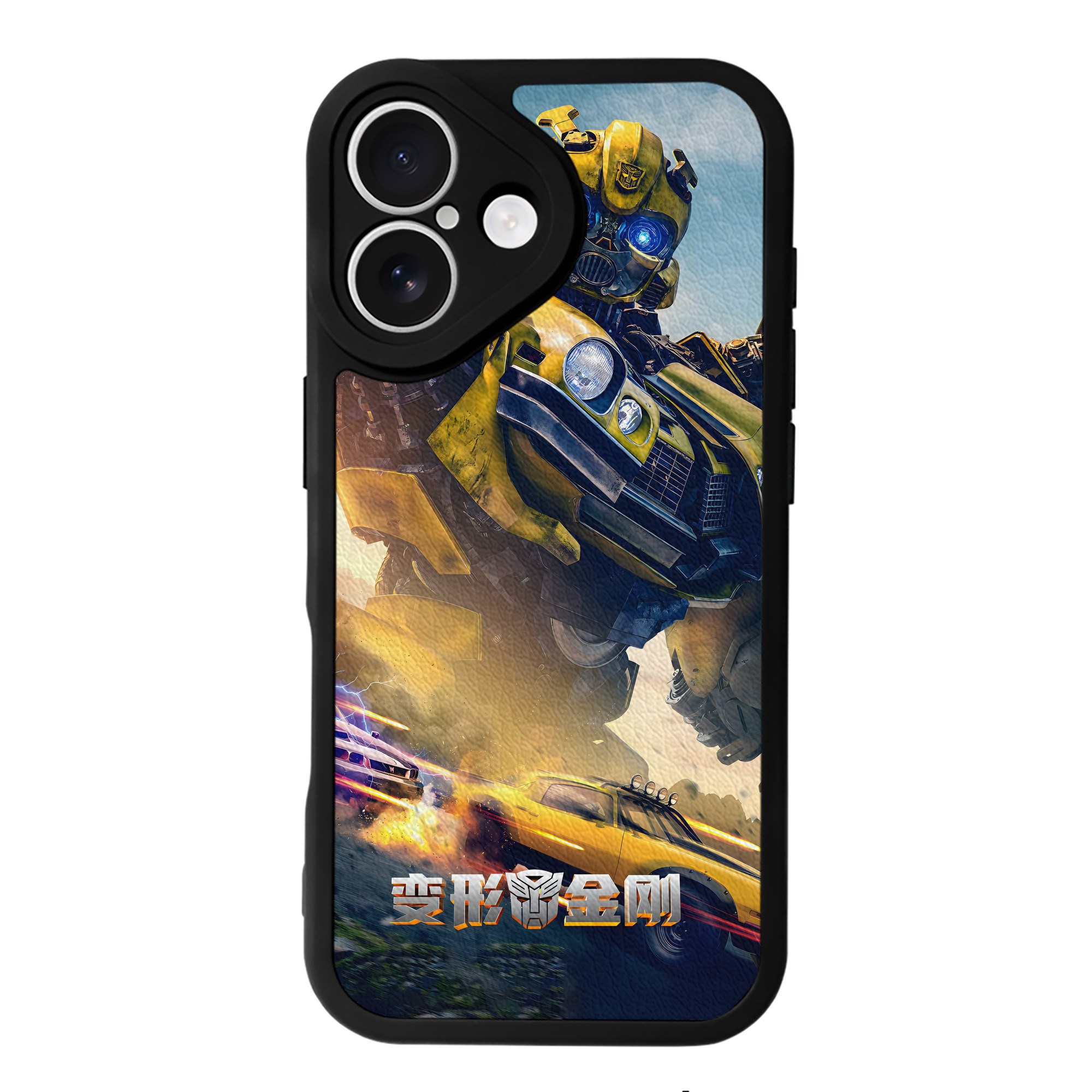 （画像用） Transformers トランスフォーマー 【iPhone 16シリーズ対応】シリコンスマホケース（レザー調） 材質：シリコン